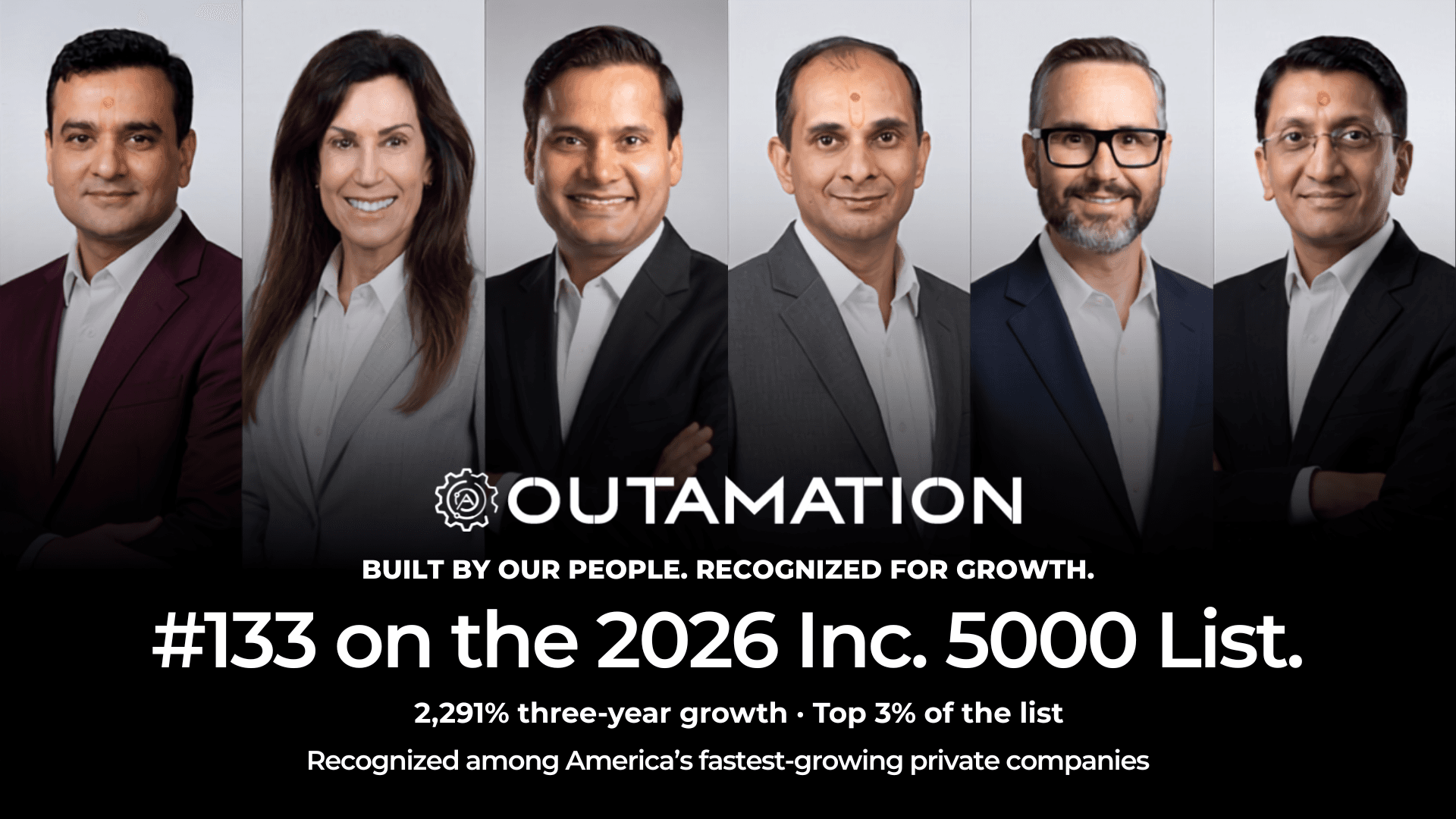 Outamation Debuts on 2026 Inc. 5000 at #133, Ranking Among America’s Fastest-Growing Private Companies