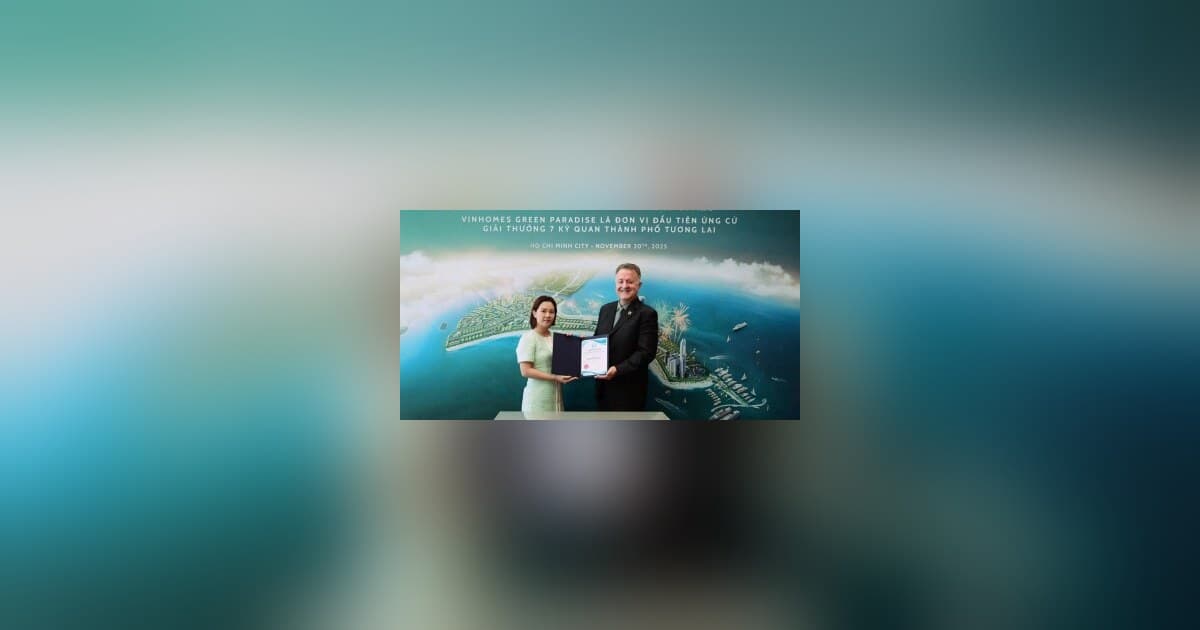 Vinhomes Green Paradise Becomes First Official Participant in New7Wonders' 7 Wonders of Future Cities Campaign