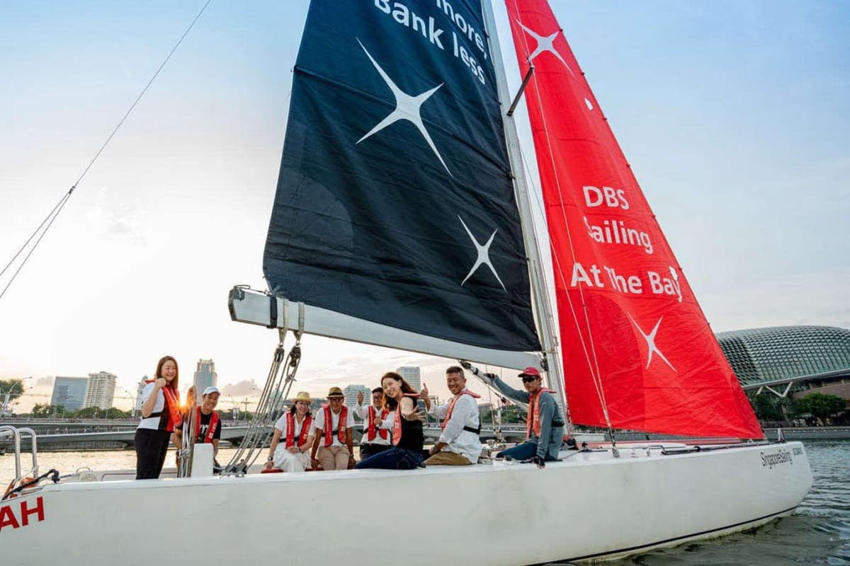 Sailing Team Building at Marina Bay Now Open to 48 Pax