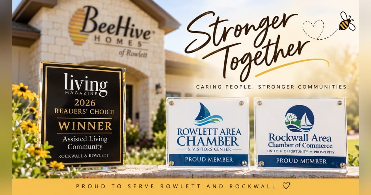 BeeHive Homes of Rowlett Wins Living Magazine Readers' Choice for Best Assisted Living