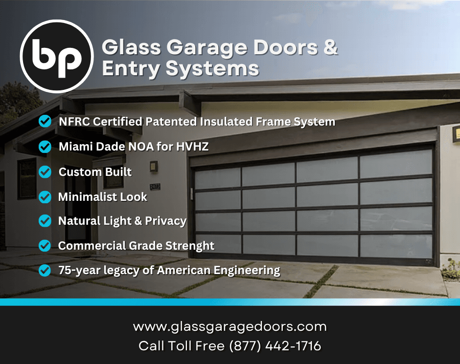 bp Glass Garage Doors Issues Technical Advisory on Frameless Overhead Systems, Citing Structural and Code Risks