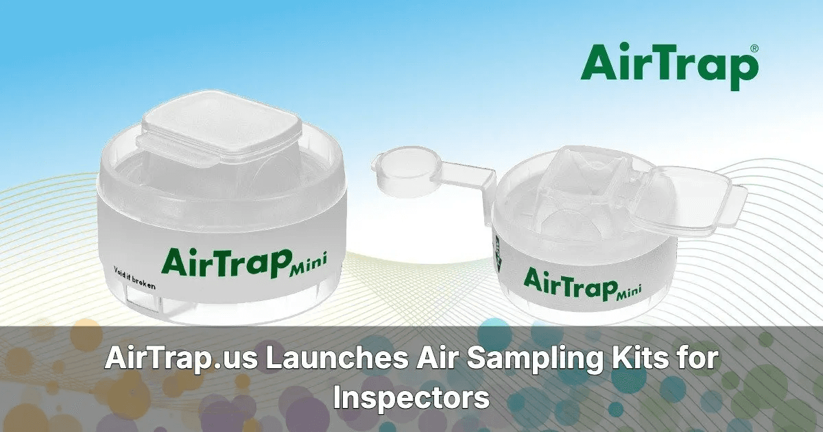 AirTrap Launches Updated Spore Trap Cassette for Indoor Air Quality Testing