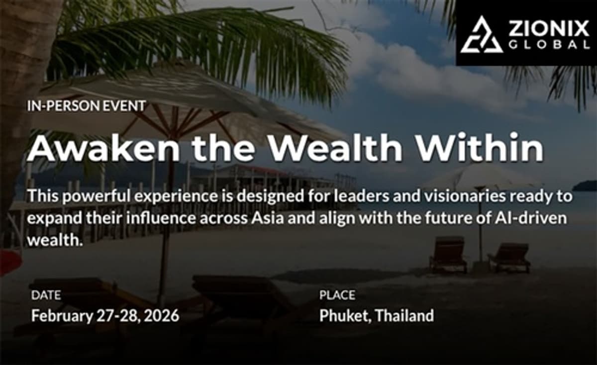 Zionix Global Brings Conscious Innovation Summit to Phuket, Thailand in February 2026