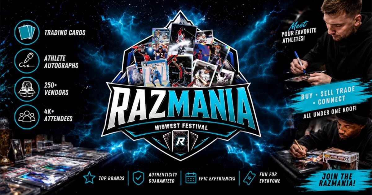 RazMania Midwest Festival to Bring 50+ Pro Athletes, Thousands of Sports &amp; TCG Collectors &amp; Hundreds of Vendors to Metro Detroit