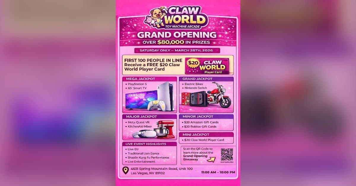 Claw World Chinatown Grand Opening Marks Shift in Attention Economy