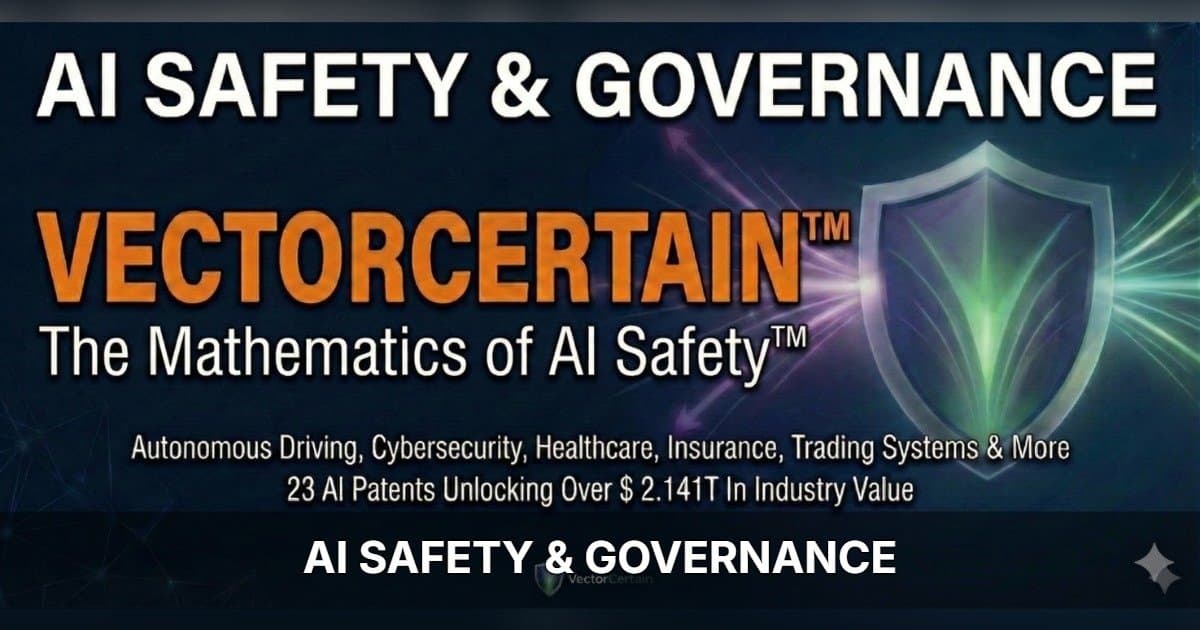 VectorCertain Validates 100% Detection of Autonomous Multi-Step AI Exploitation, Addressing Emergency Regulator Concerns