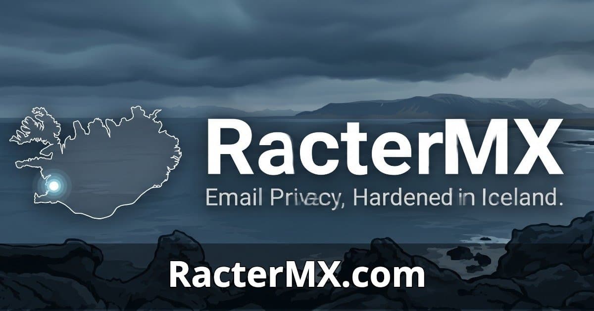 RacterMX Launches Privacy-First Email Forwarding Platform on Icelandic Infrastructure