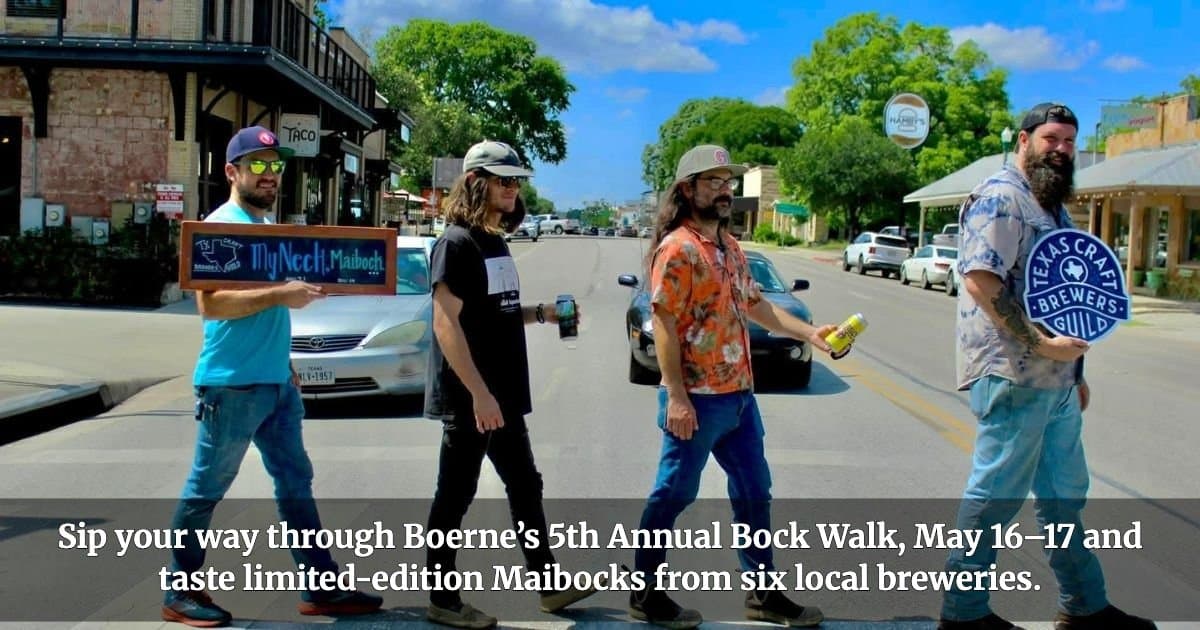Boerne's 5th Annual Bock Walk Kicks Off American Craft Beer Week