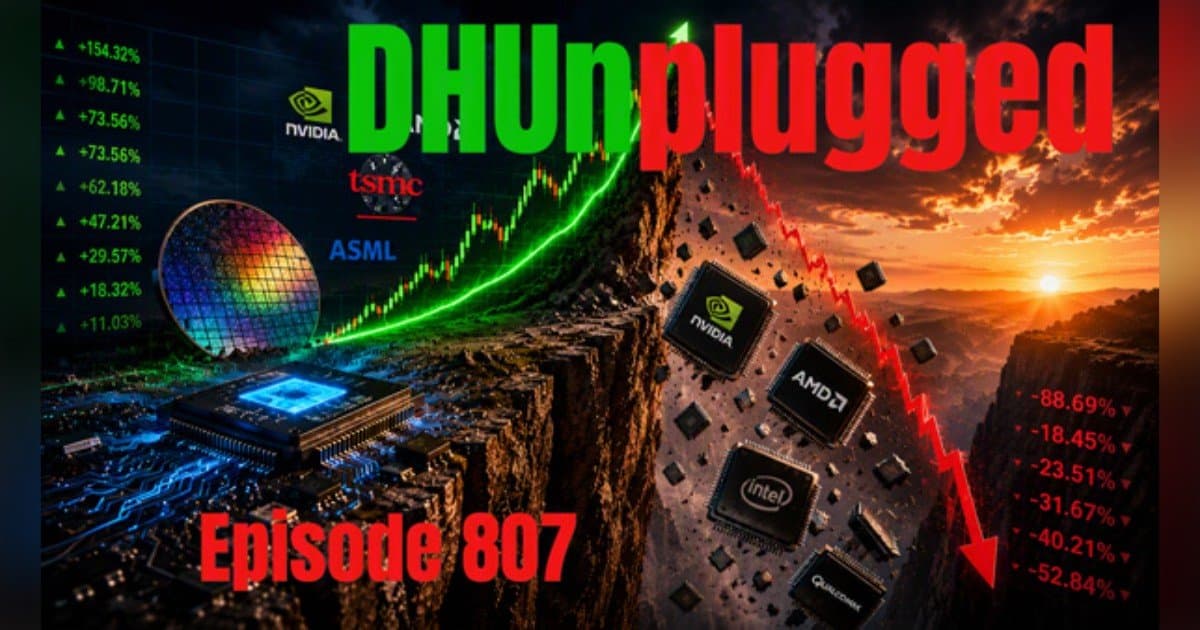 SpaceX Slides Below $147, Greenspan Remembered, and RAM Prices Explode in Latest DHUnplugged Episode