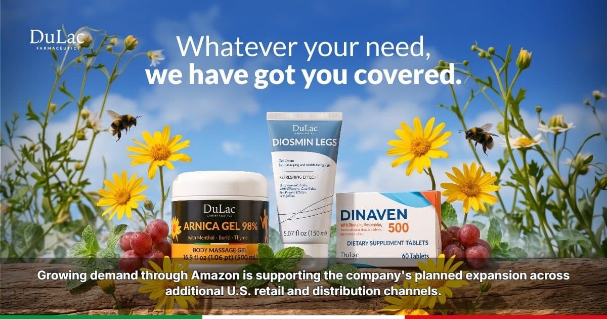 DuLac Farmaceutici Brings Italian Pharmacy Innovation to More U.S. Consumers