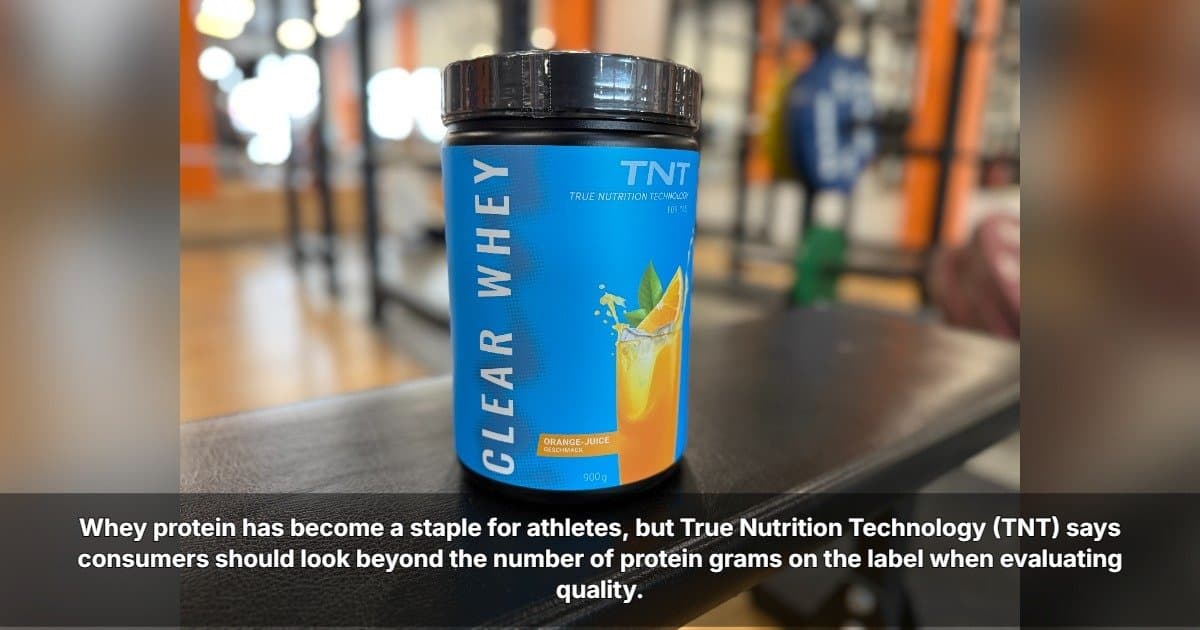 TNT Highlights Quality Factors Beyond Protein Content in Whey Supplements
