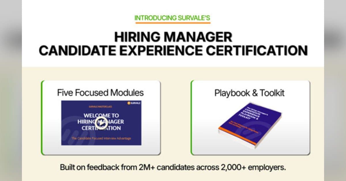 Survale Launches Hiring Manager Certification to Transform Candidate Experience