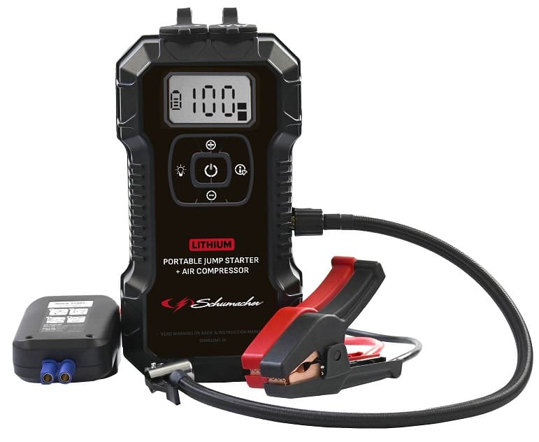 Schumacher Electric Launches Portable Jump Starter with Built-In Air Compressor