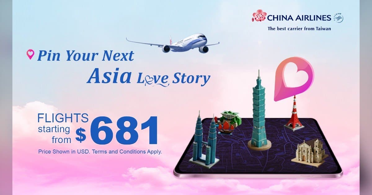 China Airlines Marks Valentine’s Season with Expanded Asia Routes and Milestone Celebrations