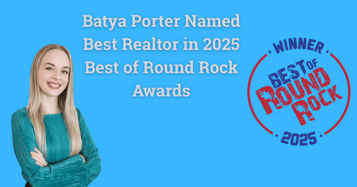 Round Rock Realtor Batya Porter Named Best Realtor in 2025 Best of Round Rock Community Awards