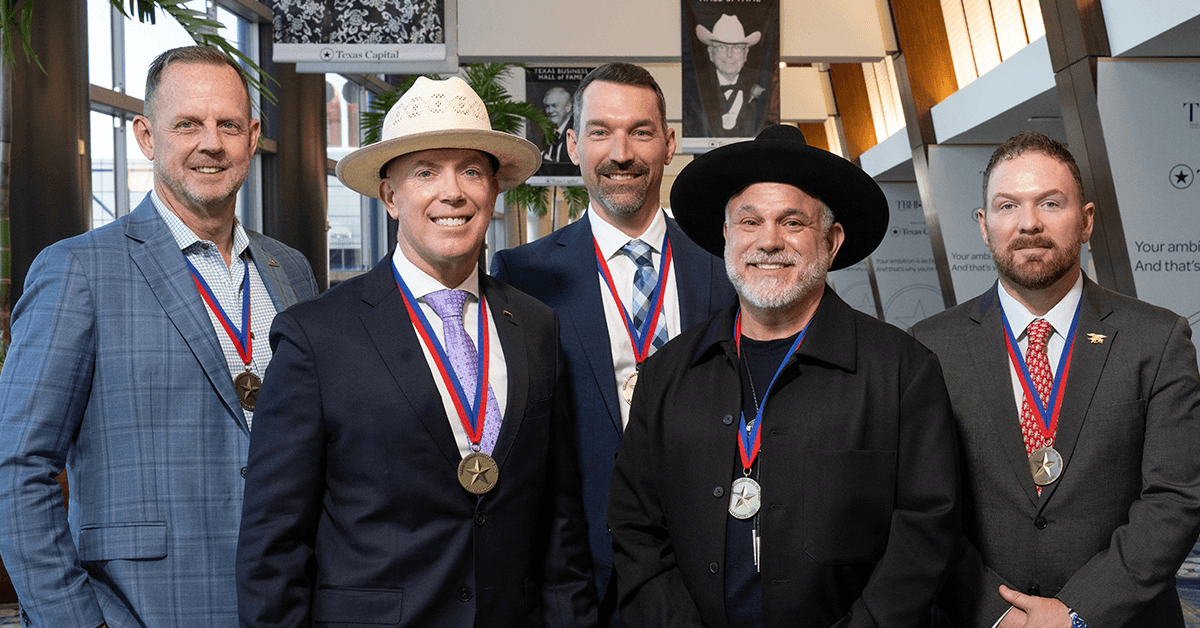 Joseph Kopser Receives 2025 Greg Armstrong Future Texas Legend Veteran Award