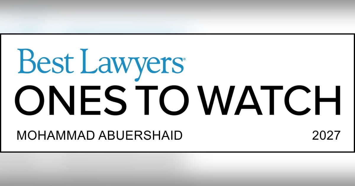 Peer Recognition by Best Lawyers Signals Professional Excellence for California Attorney Mohammad Abuershaid