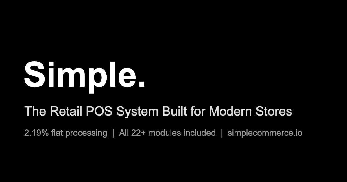 Simple Unveils All-in-One Retail POS Platform to Replace Fragmented Tech Stacks