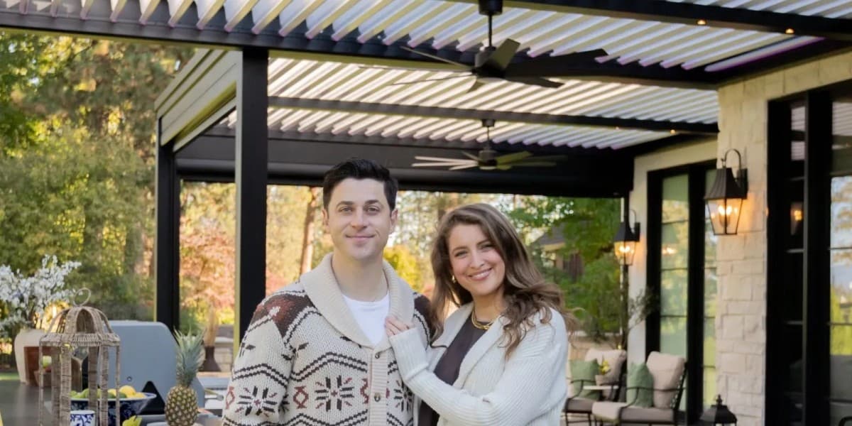 David Henrie Installs Motorized Pergola, Highlighting Shift to Year-Round Outdoor Living