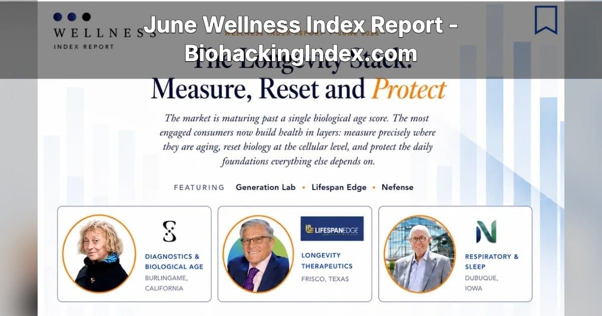 Wellness Eternal Report Reveals Shift from Longevity to Quality of Life in Consumer Health Priorities