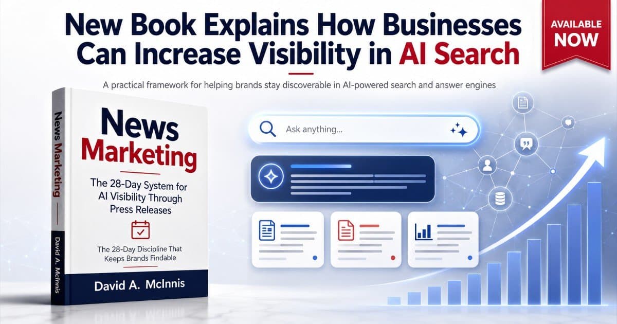 New Book 'News Marketing' Provides 28-Day System for AI Visibility Through Press Releases
