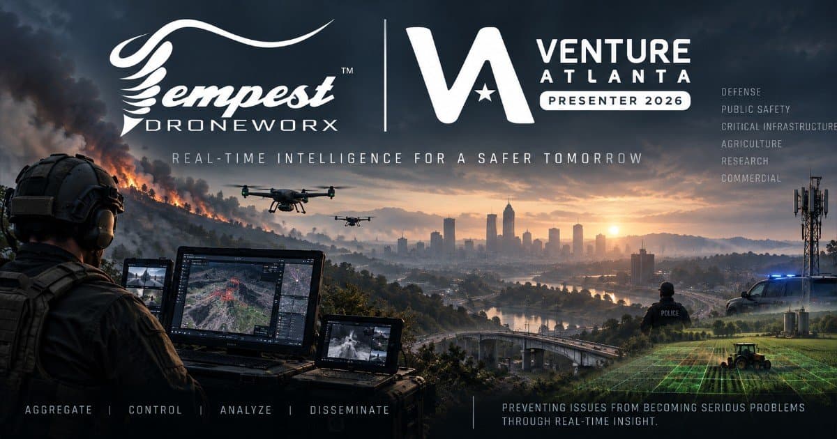 Tempest Droneworx Chosen to Present at Venture Atlanta 2026, Signaling Growth Ambitions